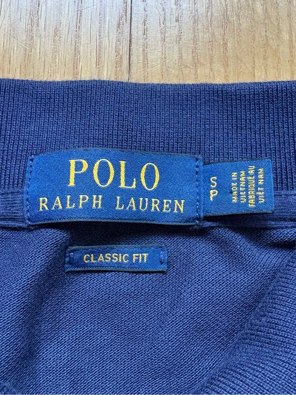 Polo Ralph Lauren Mens Long Sleeve Polo Shirt Classic Fit Small Blue Solid